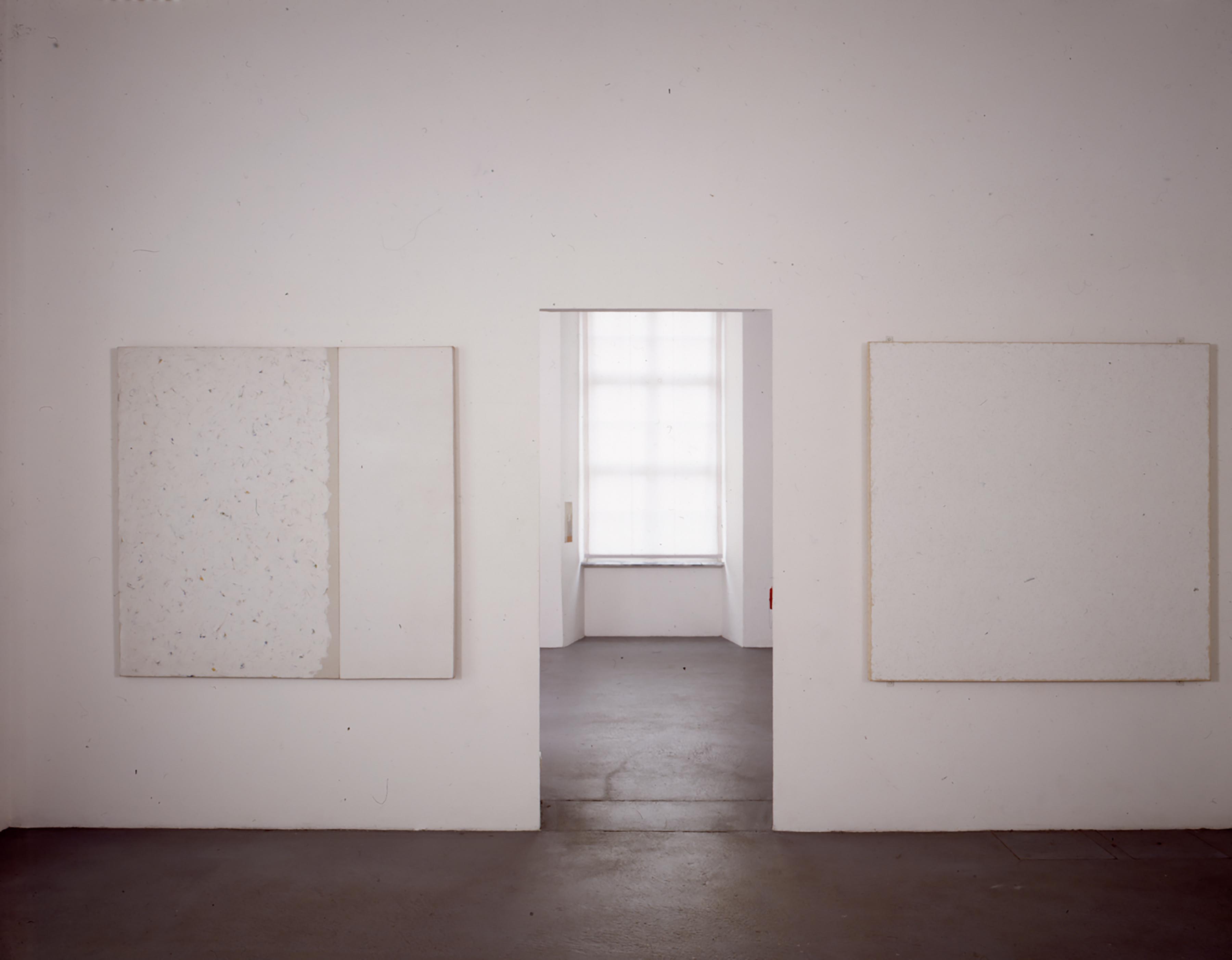 Robert Ryman, Untitled, 1960 and Monitor, 1978